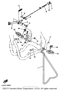YZ490S Подножки