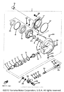 XV920K Ведущий вал