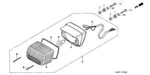 NSR50F Taillight unit ass`y