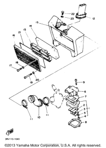 PW80E Воздушный фильтр