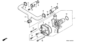 GL1500SE Водяная помпа