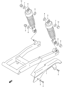 VL250 Кожух цепной передачи