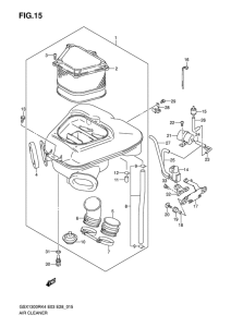 GSX1300R Воздухоочиститель