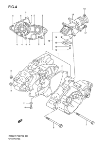 RM85 Картер двигателя