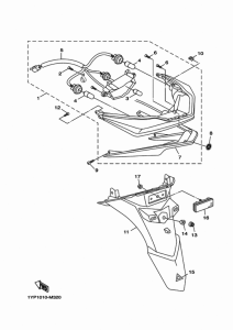 XC125SR テールライト