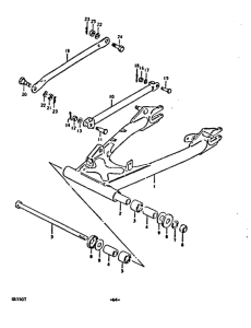 GS550 Маятник задний