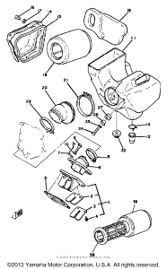YZ100G Впускная система