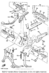 XS400RJ Подножки