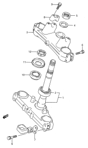 RM125 Траверса нижняя