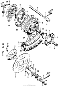 SL90 Переднее колесо