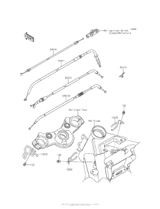 EX650 Тросы управления