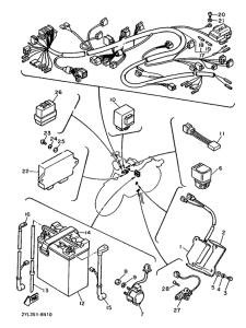 XV535SE Электрика 1