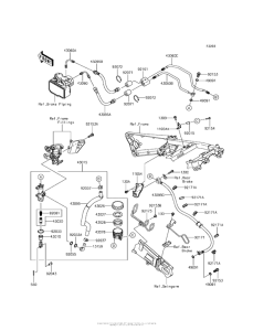 ZX1400 Задний торм цилиндр