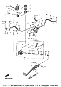 YZF-R6 Задний торм цилиндр