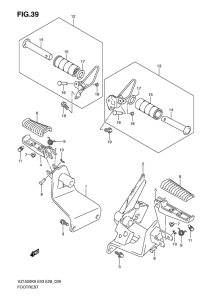 VZ1500 Подножки