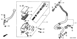 SRX90 Fr. brake master cylinder