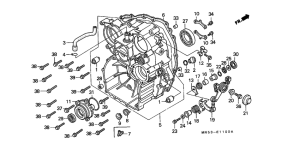 GL1500A Задний кожух картера