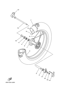 TW125 Переднее колесо