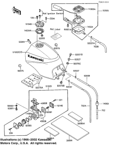 ZX900 Tank fuel