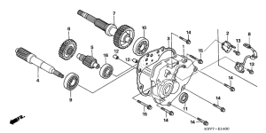 NSS250EX Трансмиссия
