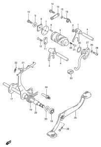 FB100 Переключение передач