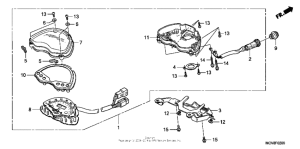 VTX1800S1 Спидометр