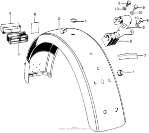 XL70 Задний бампер