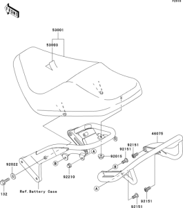 VN800 Сиденье