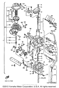 XT600T Карбюратор