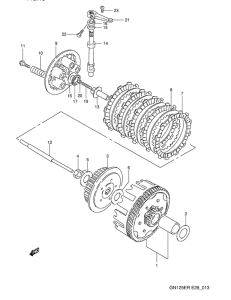 GN125 Бендикс