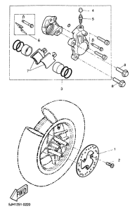 EW50 Передний тормоз