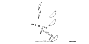 VTX1300C Boulevard shield mount