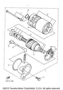 XJ600SKC Стартер