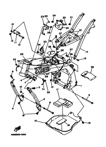 TY250Z Frame comp