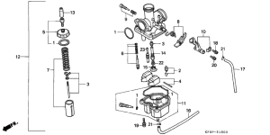 XL185 Carburetor assy