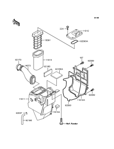 KMX50 Воздушный фильтр