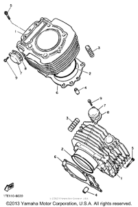XV1100AC Цилиндры