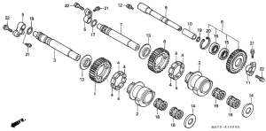 CBR1100XX Балансир