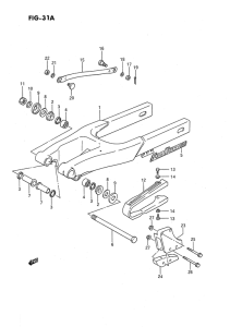 RM80 Маятник задний