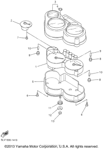 FZS1000N Приборы