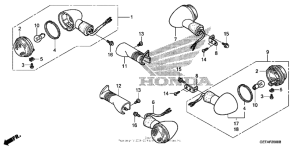 CHF50 Задний фонарь