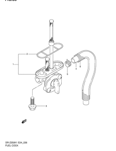 DR-Z250 Топливный кран