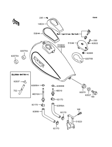 EL250 Топливный бак