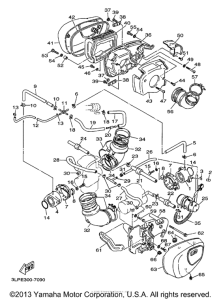 XV1100K Впускная система