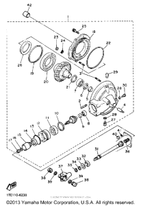 XV1100WC Ведущий вал