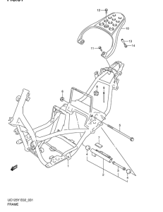 UC125 Frame comp
