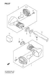 SV1000 Поворотники