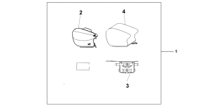 CBR1100XX Pillion bag