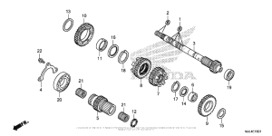 NC700X (DCT) Трансмиссия 2