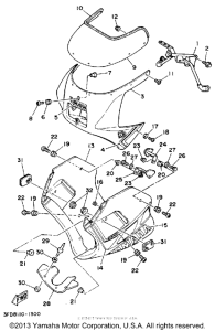 YSR50D Fairing - cowling